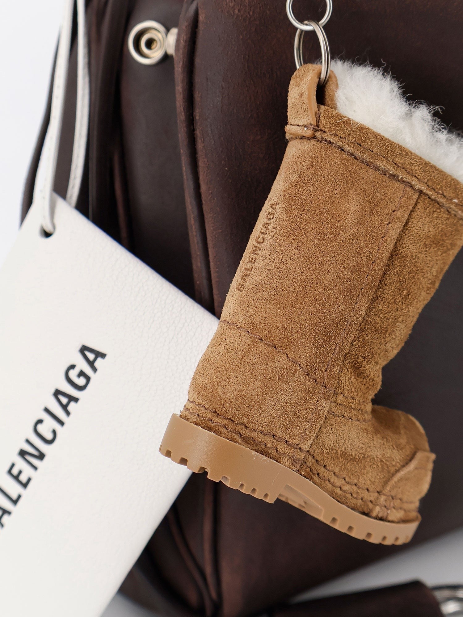 Balenciaga Balenciaga - Rodeo S leather crossbody bag with vintage motif