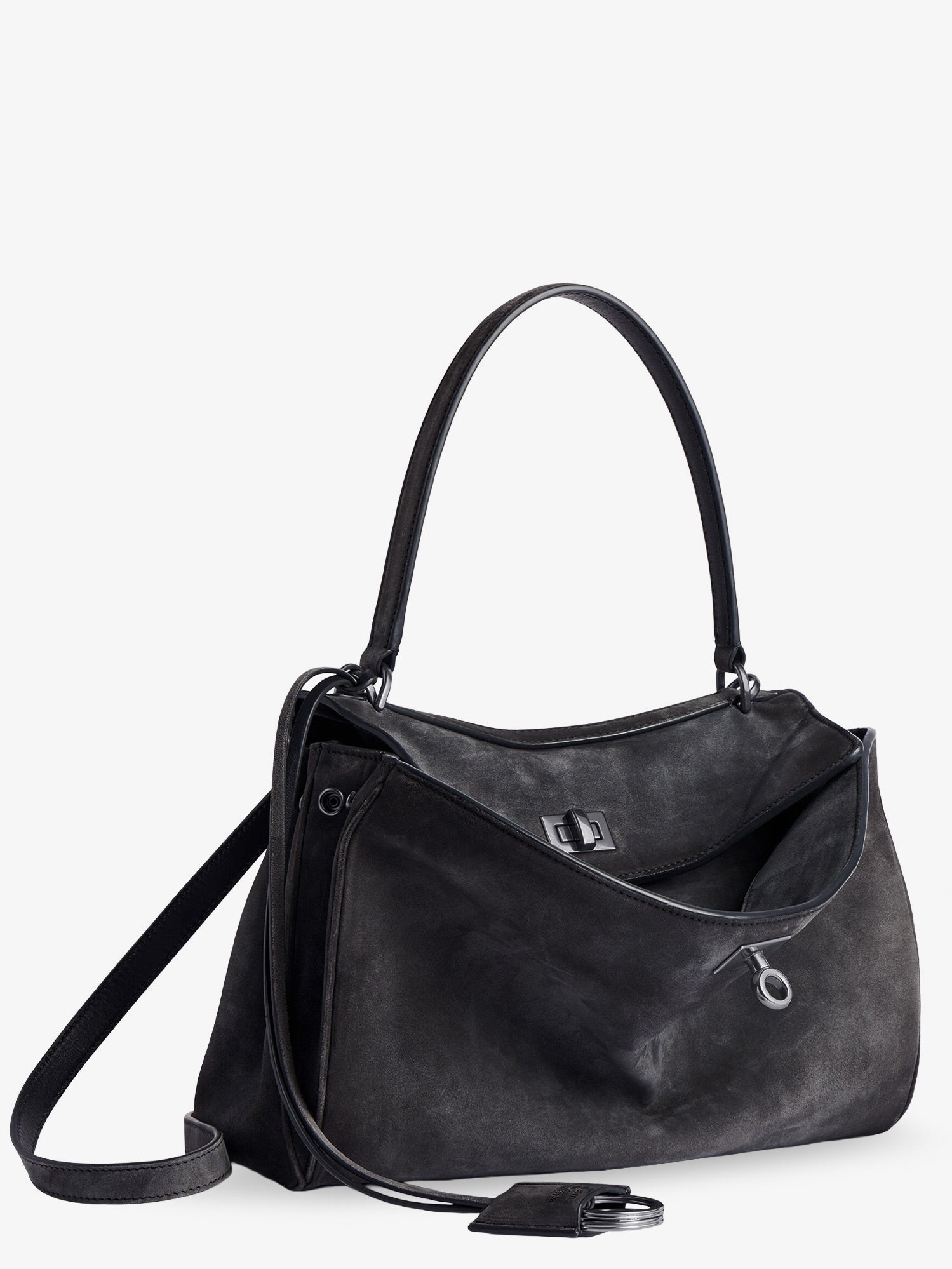 Balenciaga Balenciaga - Rodeo S suede crossbody bag