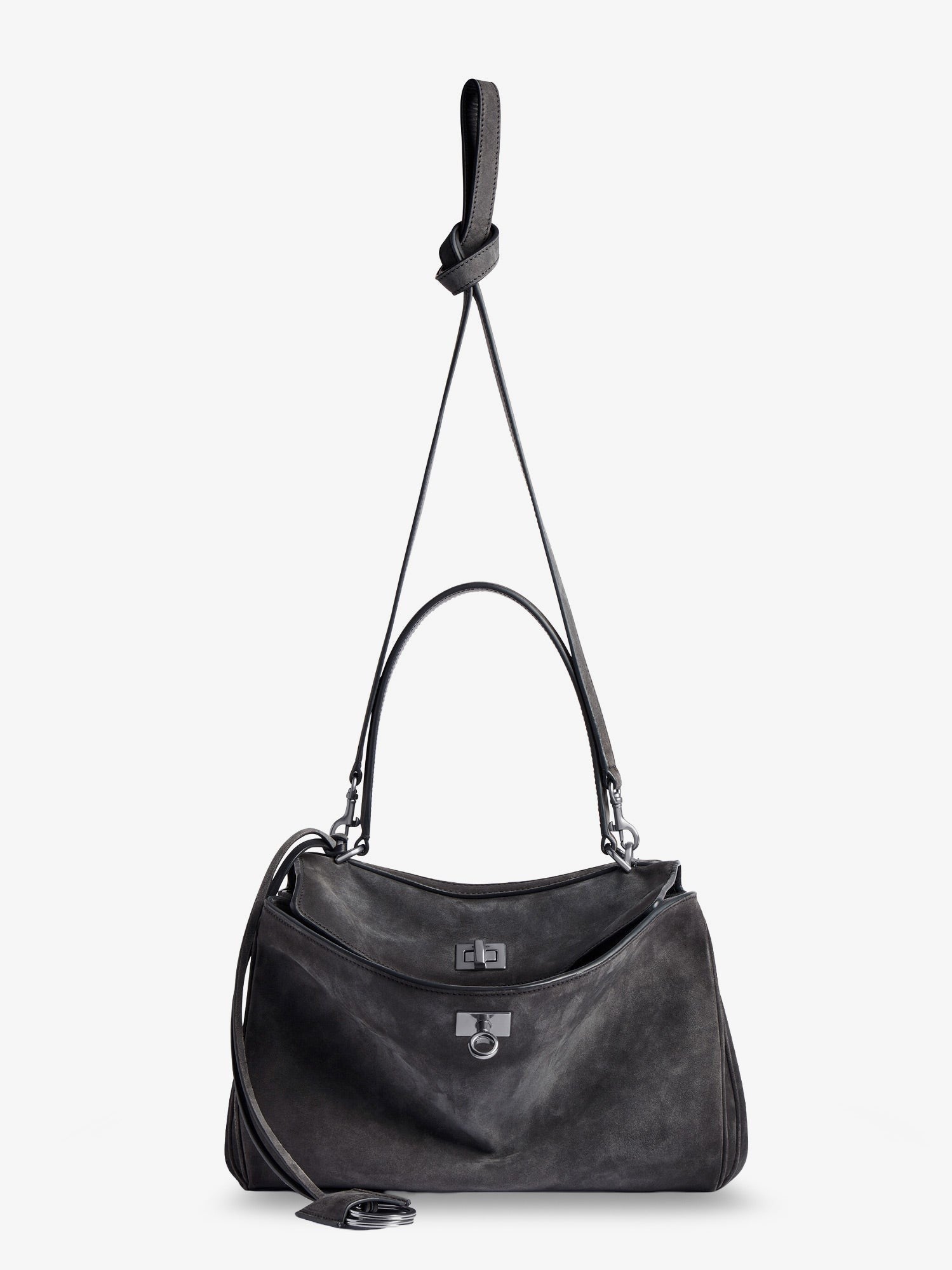 Balenciaga Balenciaga - Rodeo S suede crossbody bag