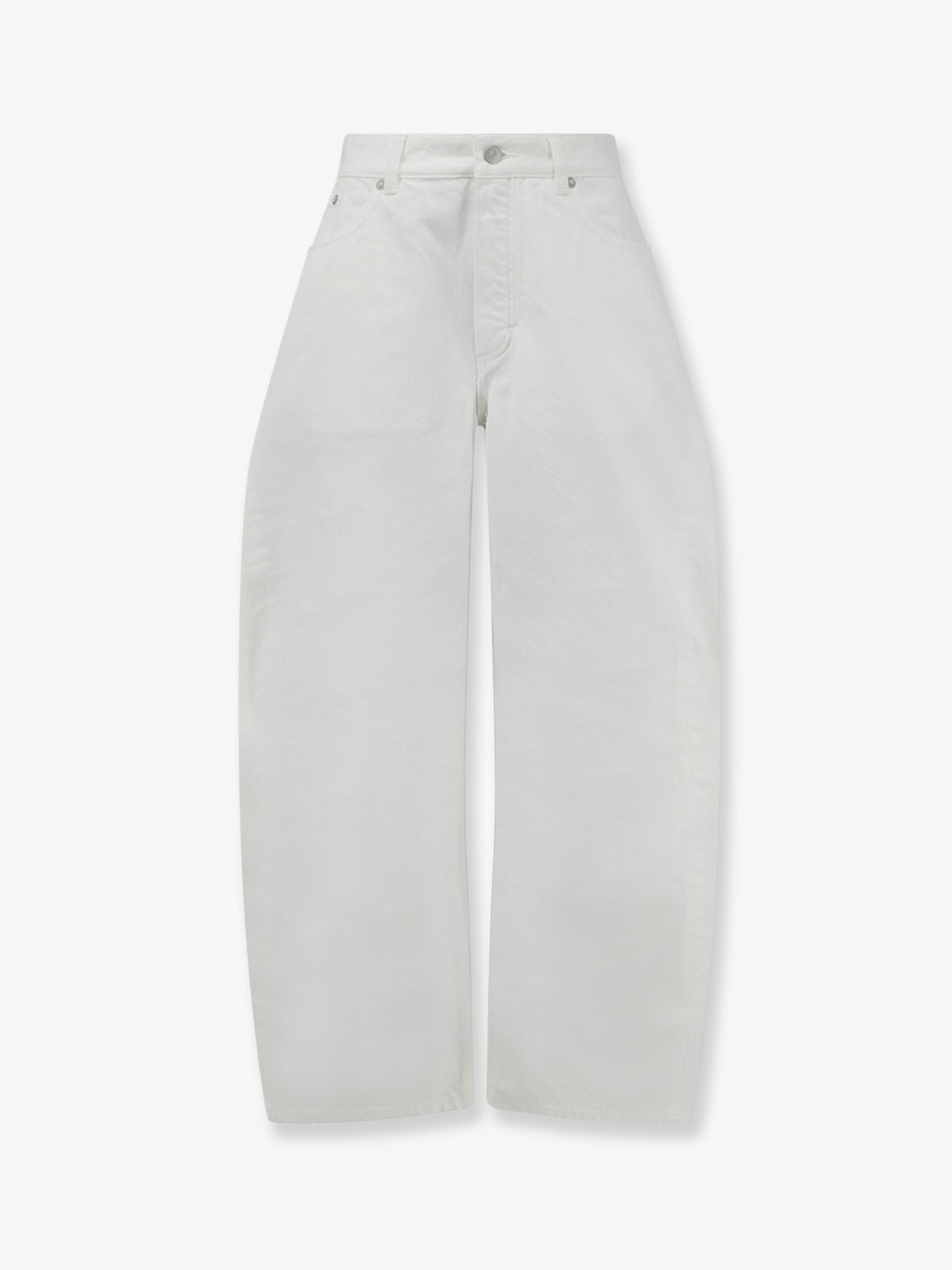 ALAIA - Rodeo white denim trousers