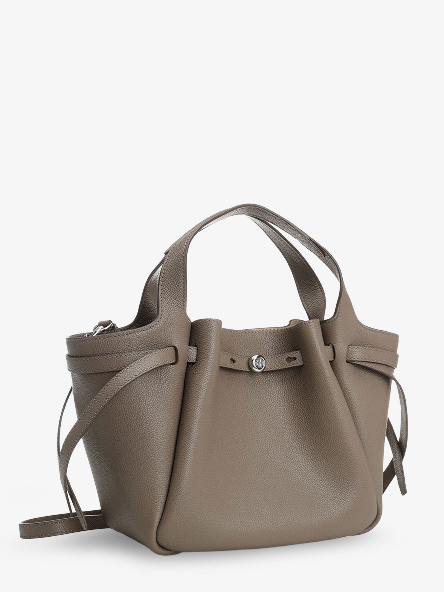 Romy leather shoulder bag