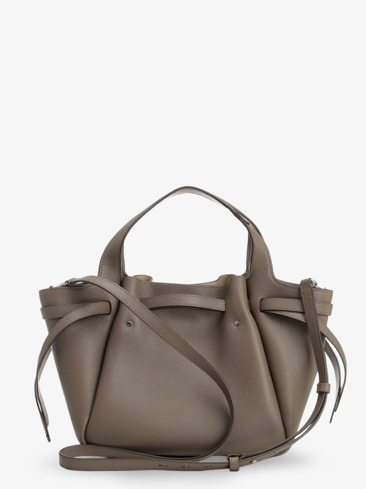 Romy leather shoulder bag
