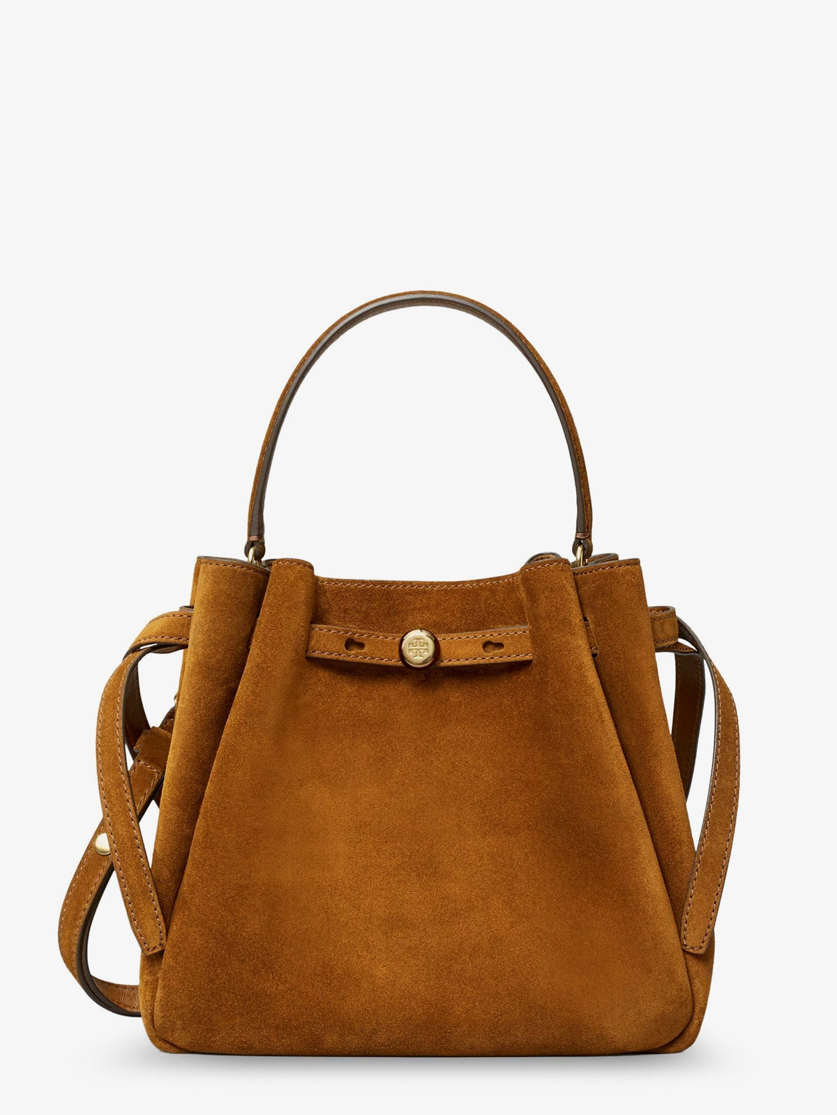 Tory Burch - Romy suede bucket bag CARAMEL UNI