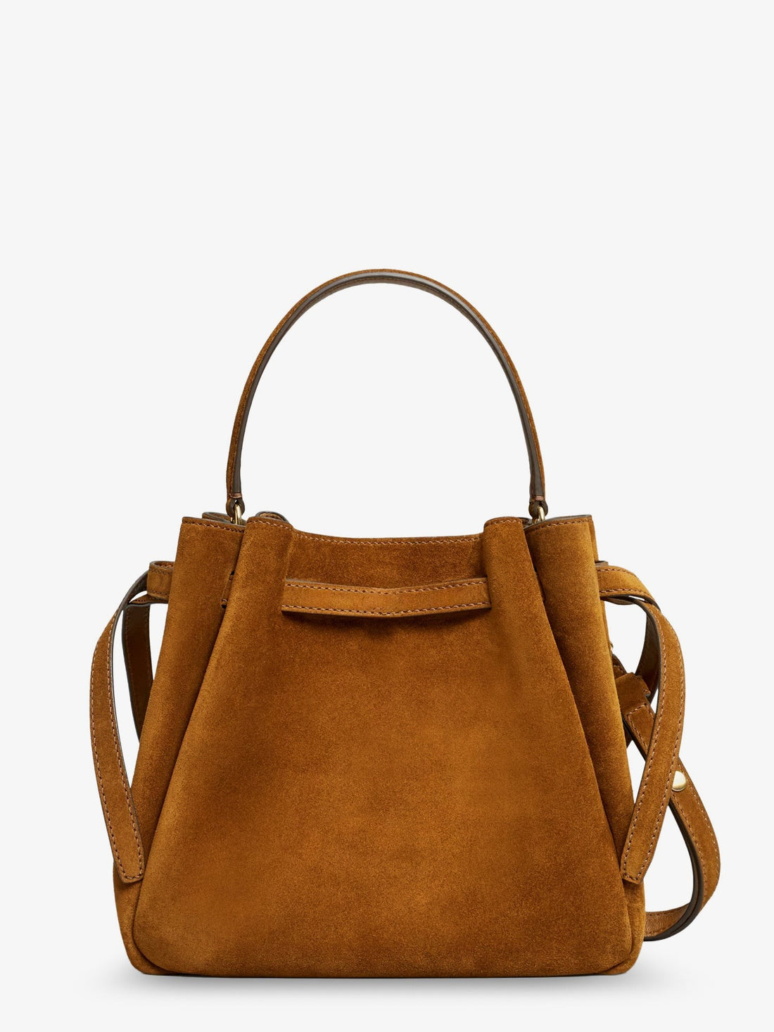 Tory Burch - Romy suede bucket bag CARAMEL UNI