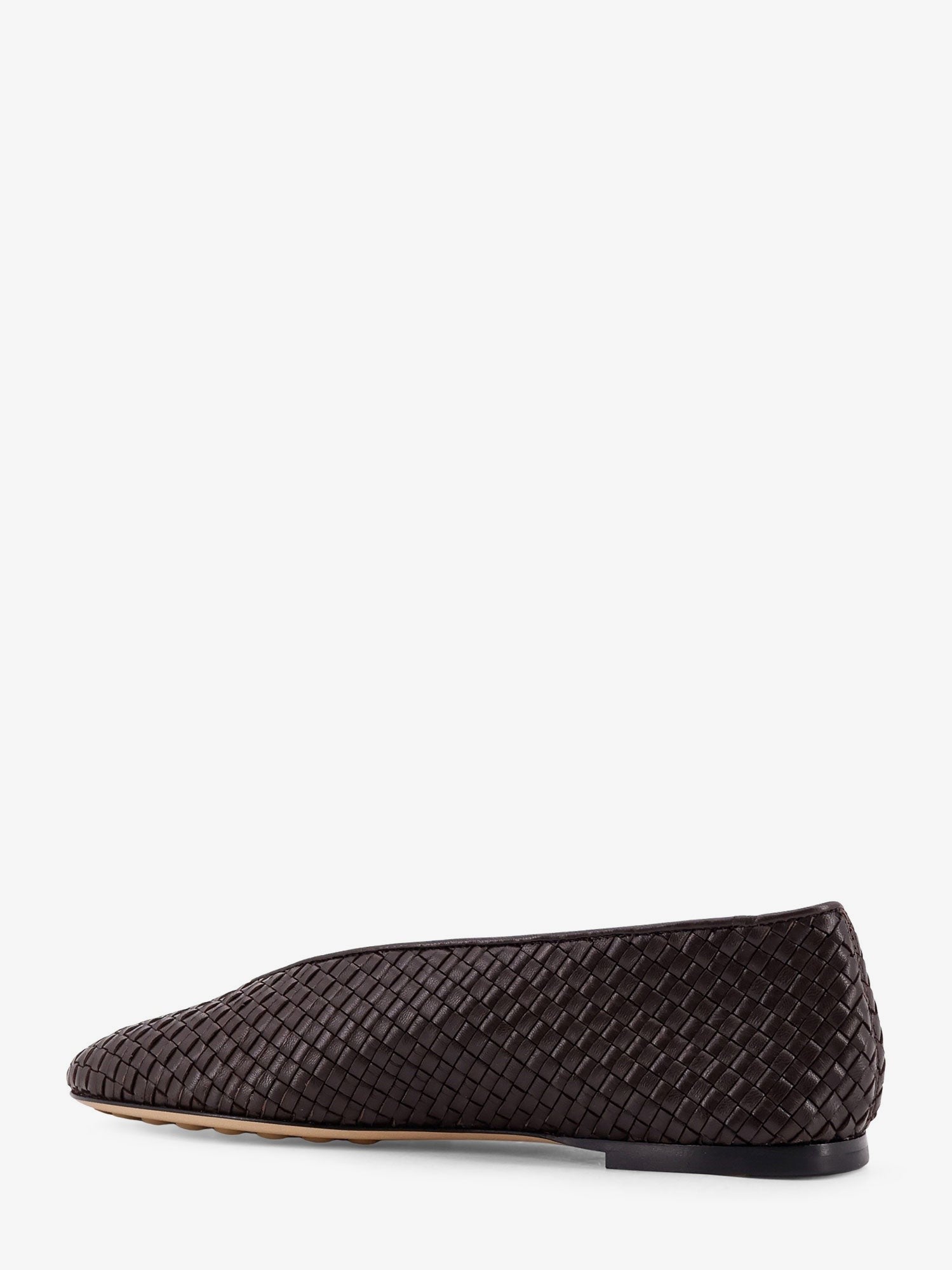 Rosa woven leather ballerinas