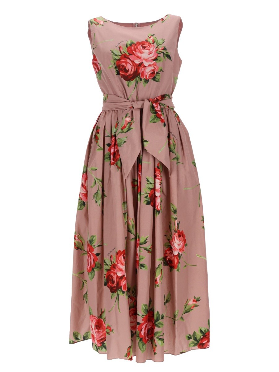 Dolce & Gabbana - ROSE BOUQUET PRINT MIDI DRESS rose-bouquet-print-midi-dress_fa88022b-9693-4ee8-a0ef-9ed9eae830b9