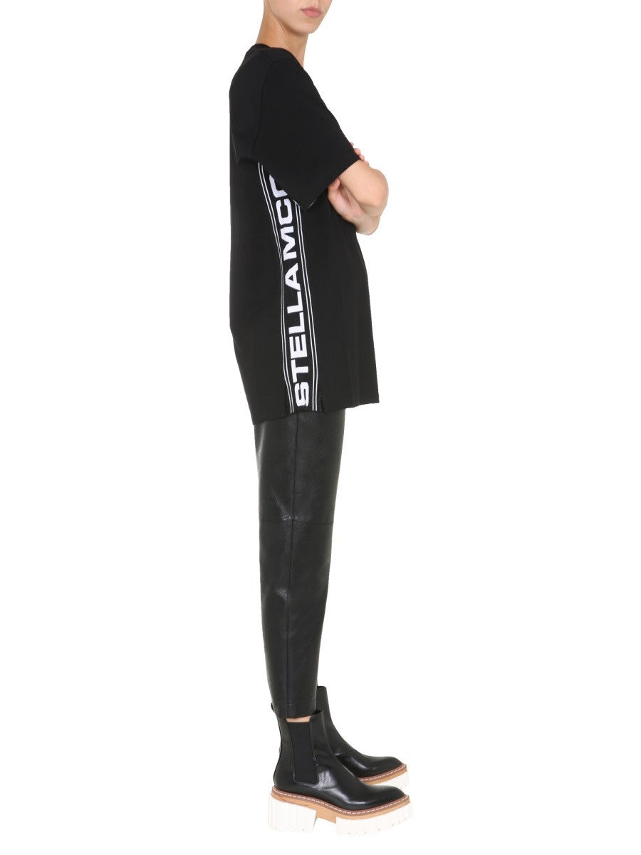 stella mccartney stella mccartney - ROUND NECK T-SHIRT Unisex
