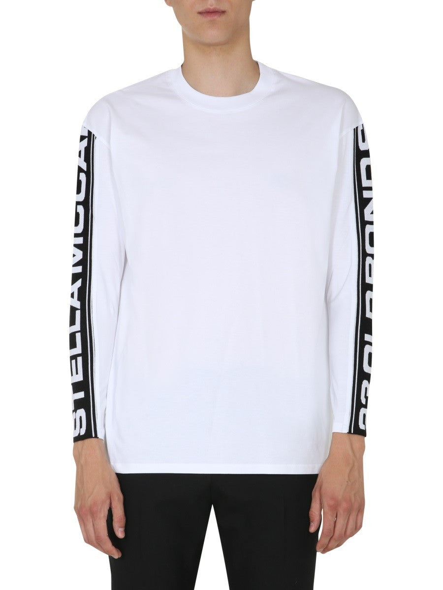 stella mccartney stella mccartney - ROUND NECK T-SHIRT Unisex