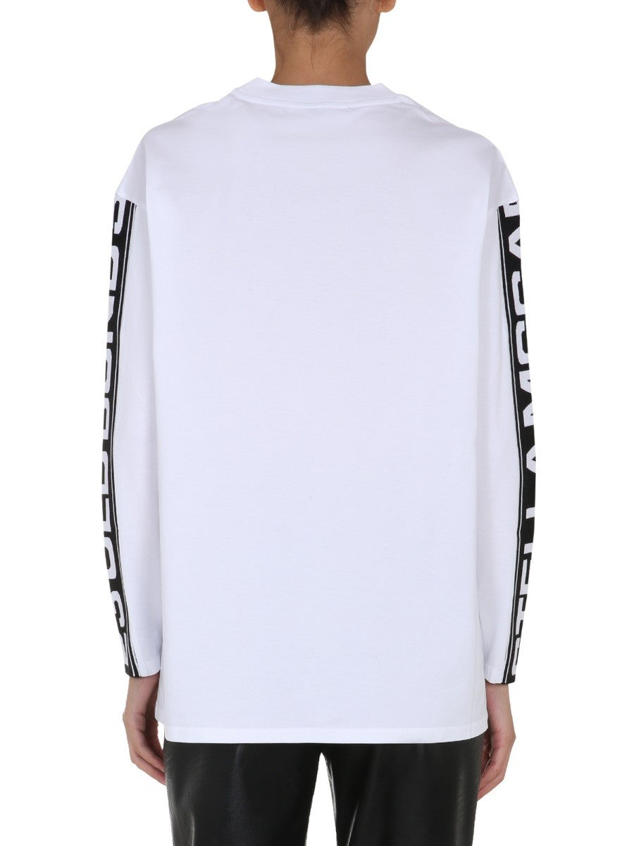 stella mccartney stella mccartney - ROUND NECK T-SHIRT Unisex