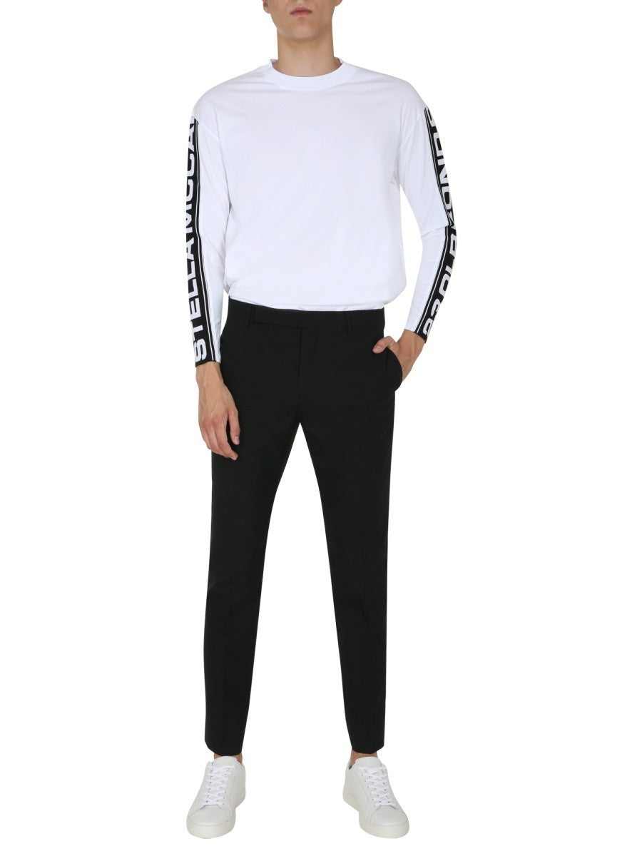 stella mccartney stella mccartney - ROUND NECK T-SHIRT Unisex