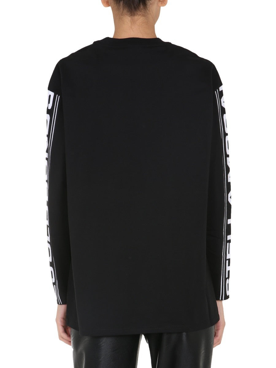 stella mccartney stella mccartney - ROUND NECK T-SHIRT Unisex