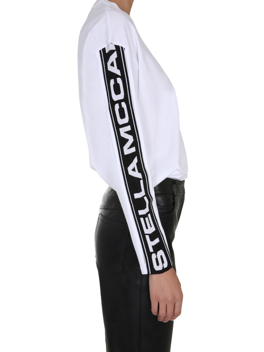 stella mccartney stella mccartney - ROUND NECK T-SHIRT Unisex