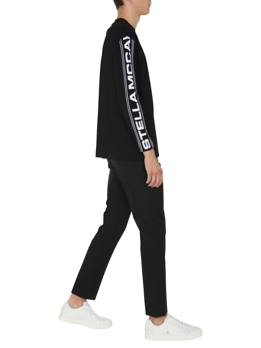 stella mccartney stella mccartney - ROUND NECK T-SHIRT Unisex
