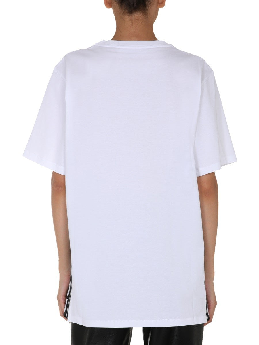 stella mccartney stella mccartney - ROUND NECK T-SHIRT Unisex