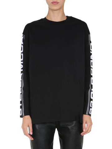 stella mccartney stella mccartney - ROUND NECK T-SHIRT Unisex