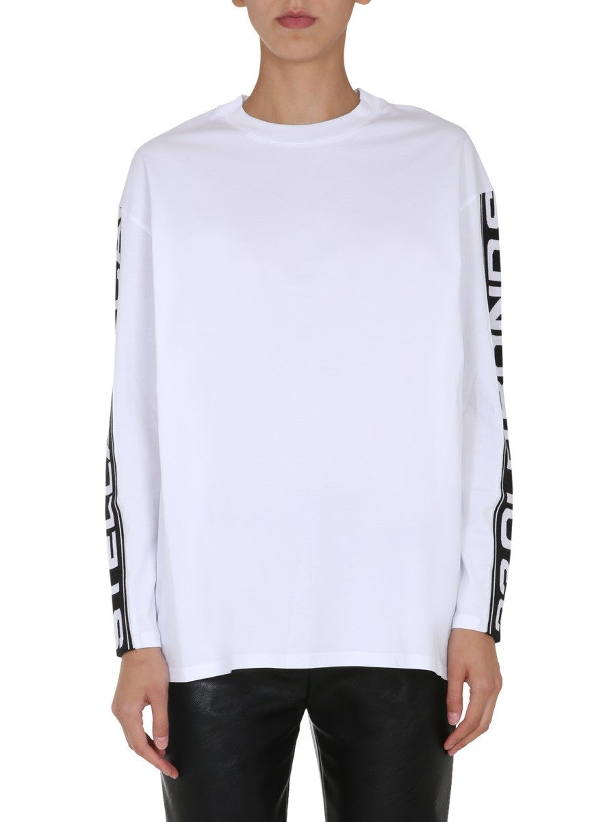 stella mccartney stella mccartney - ROUND NECK T-SHIRT Unisex