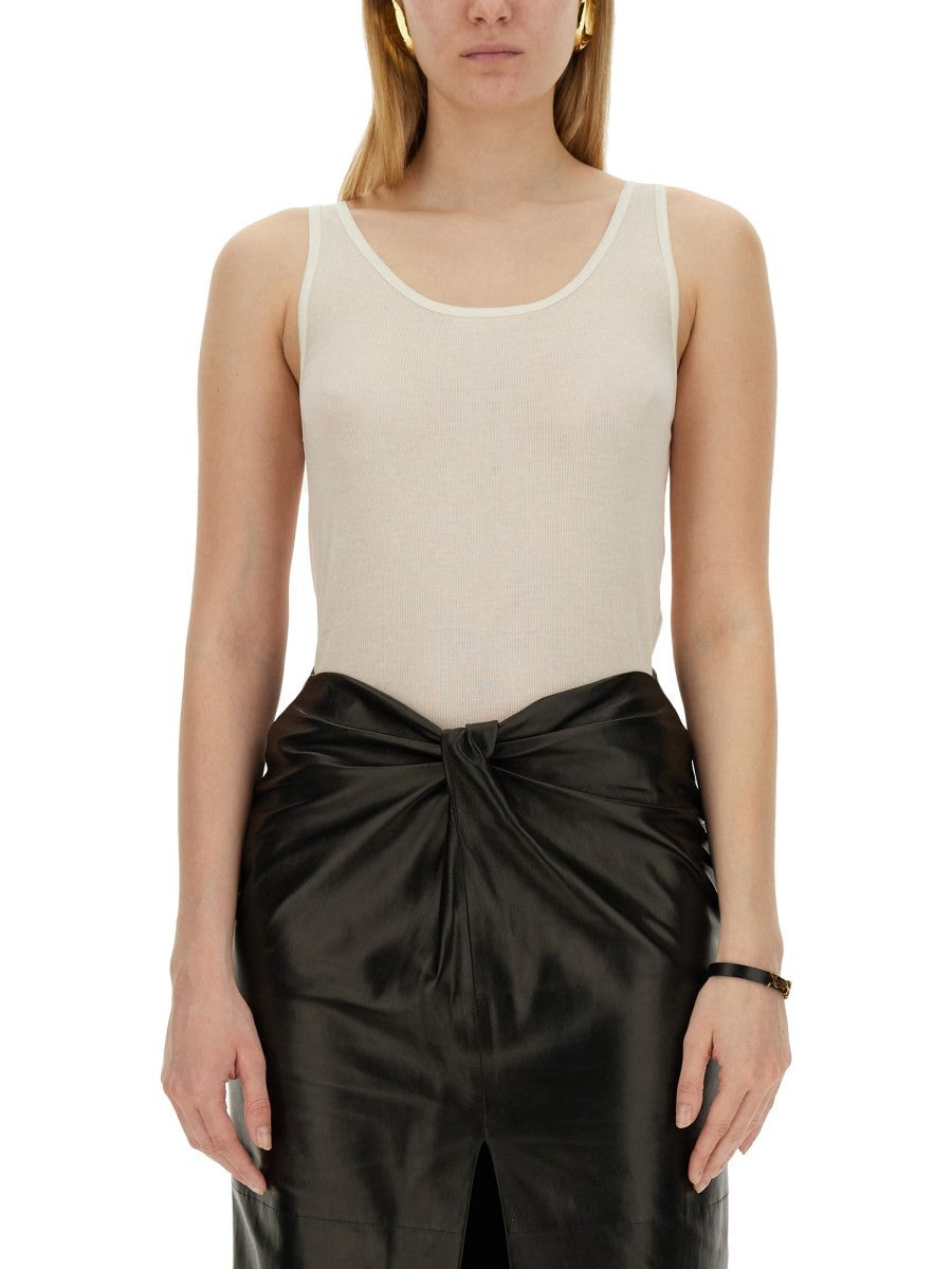 Saint Laurent - ROUND NECKLINE TANK TOP round-neckline-tank-top_7dbf3850-050e-4c80-b8a4-79133badf040