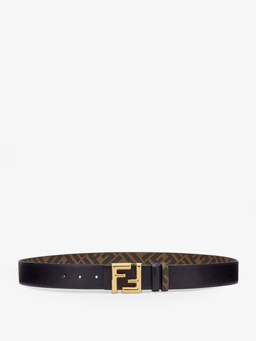 Fendi Rounded reversible belt