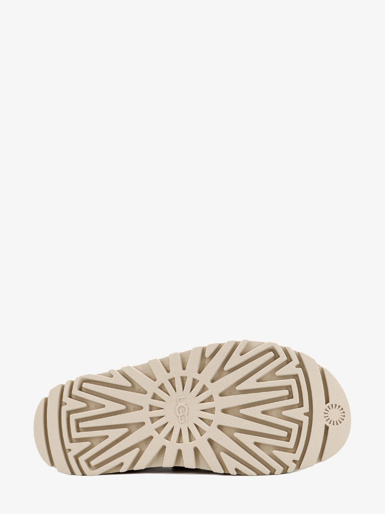 Rubber sandals with ugg embossed detail