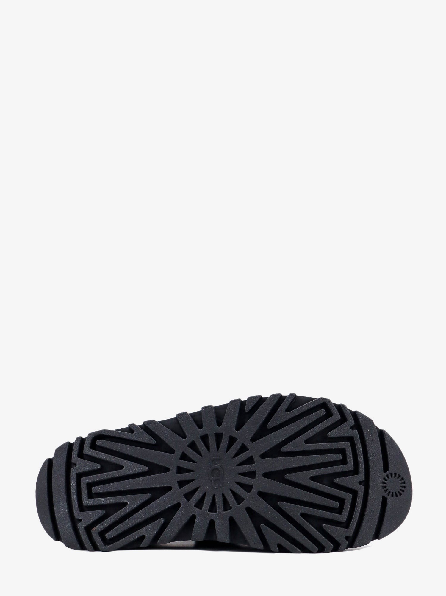 Rubber sandals with ugg embossed detail