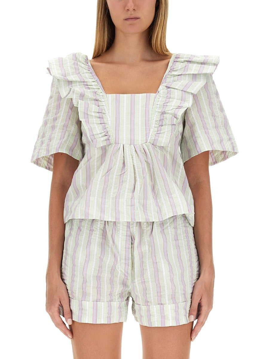 GANNI - RUFFLE BLOUSE ruffle-blouse_80fa88a5-ea63-44e6-958e-5e1b4d2ee68e