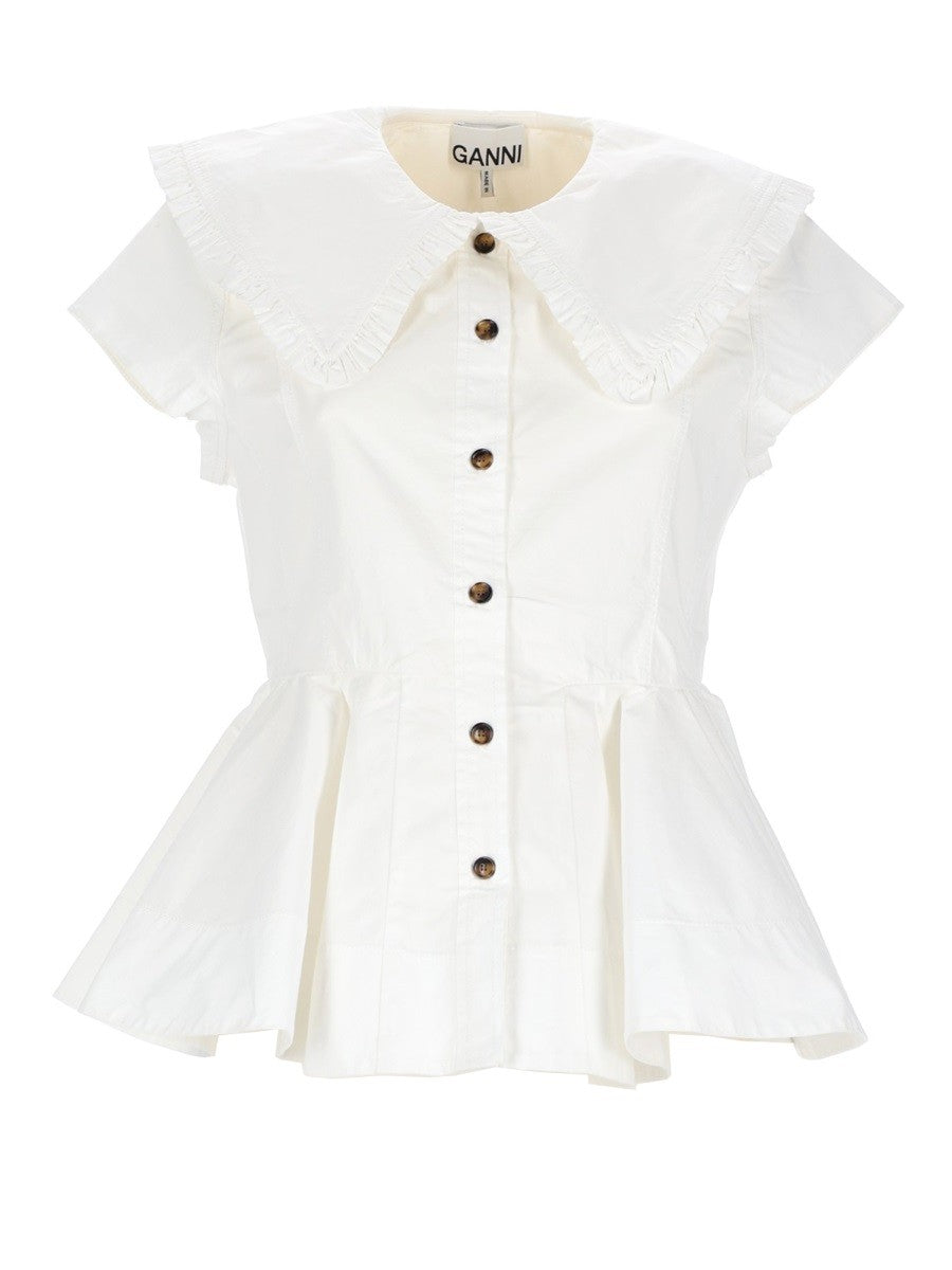 GANNI - RUFFLE SHIRT ruffle-shirt_661aa768-e508-42ee-b2f3-a4ec94bd521f