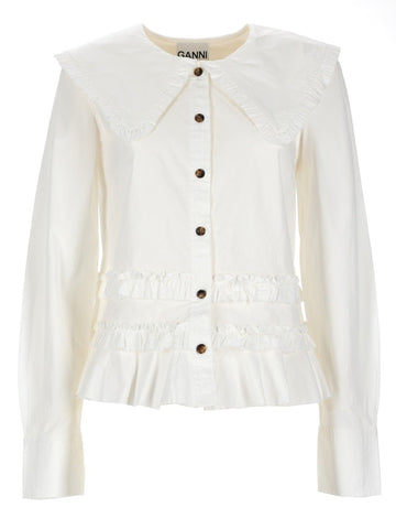 GANNI - RUFFLE SHIRT ruffle-shirt_7262927a-5890-4c47-bc67-e46e225d4603
