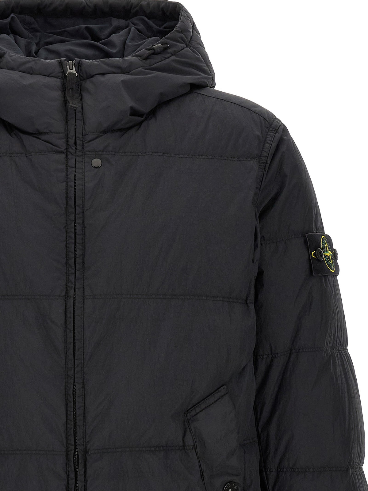 Stone Island - Ruffled effect down jacket