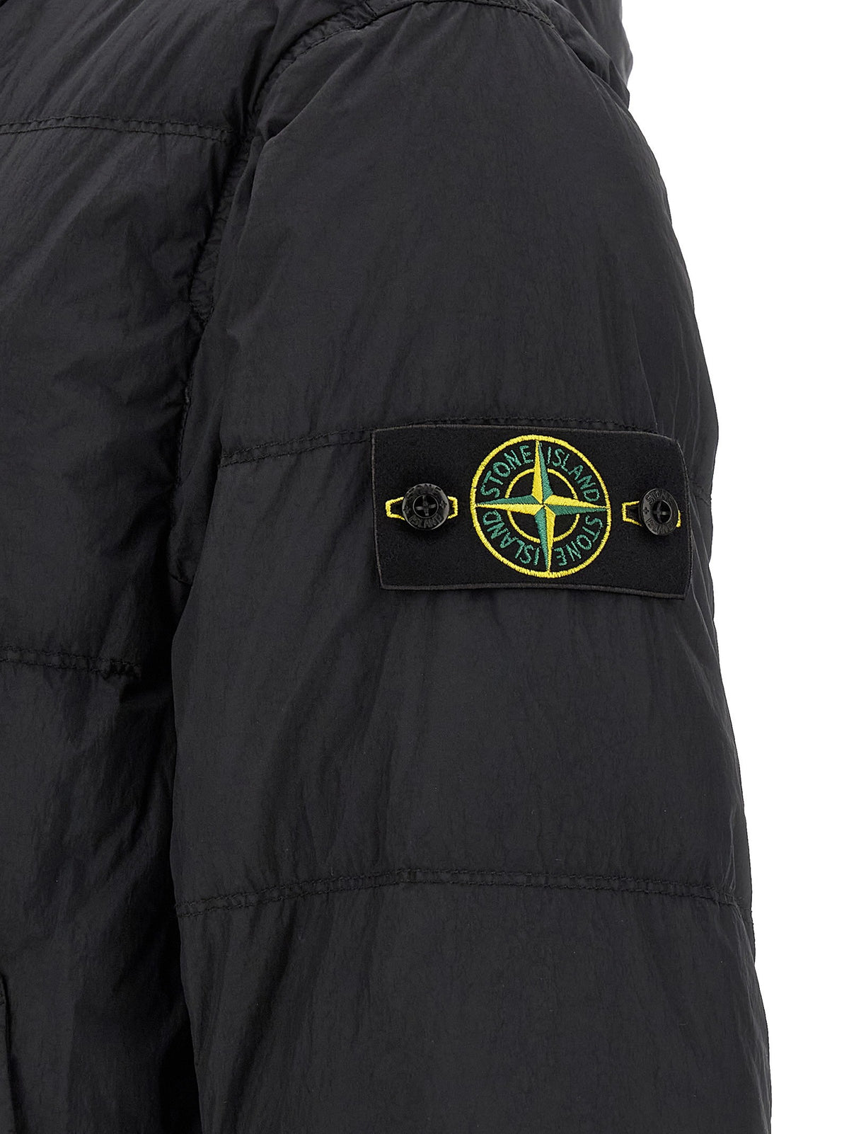 Stone Island - Ruffled effect down jacket