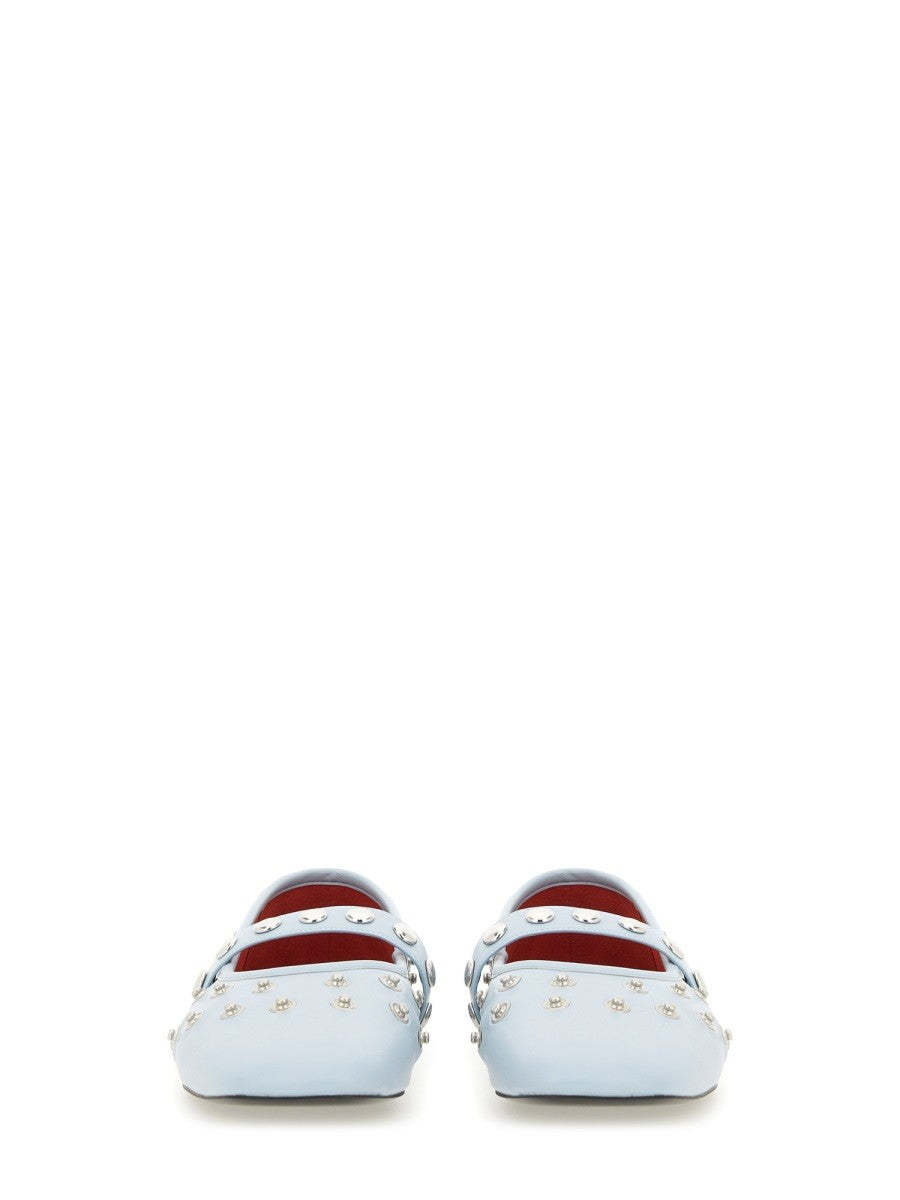 stella mccartney - "RYDER" BALLERINA WITH STUDS ryder-ballerina-with-studs_f5017bfd-31e3-4fb0-9a22-b1b7cfaa8eee