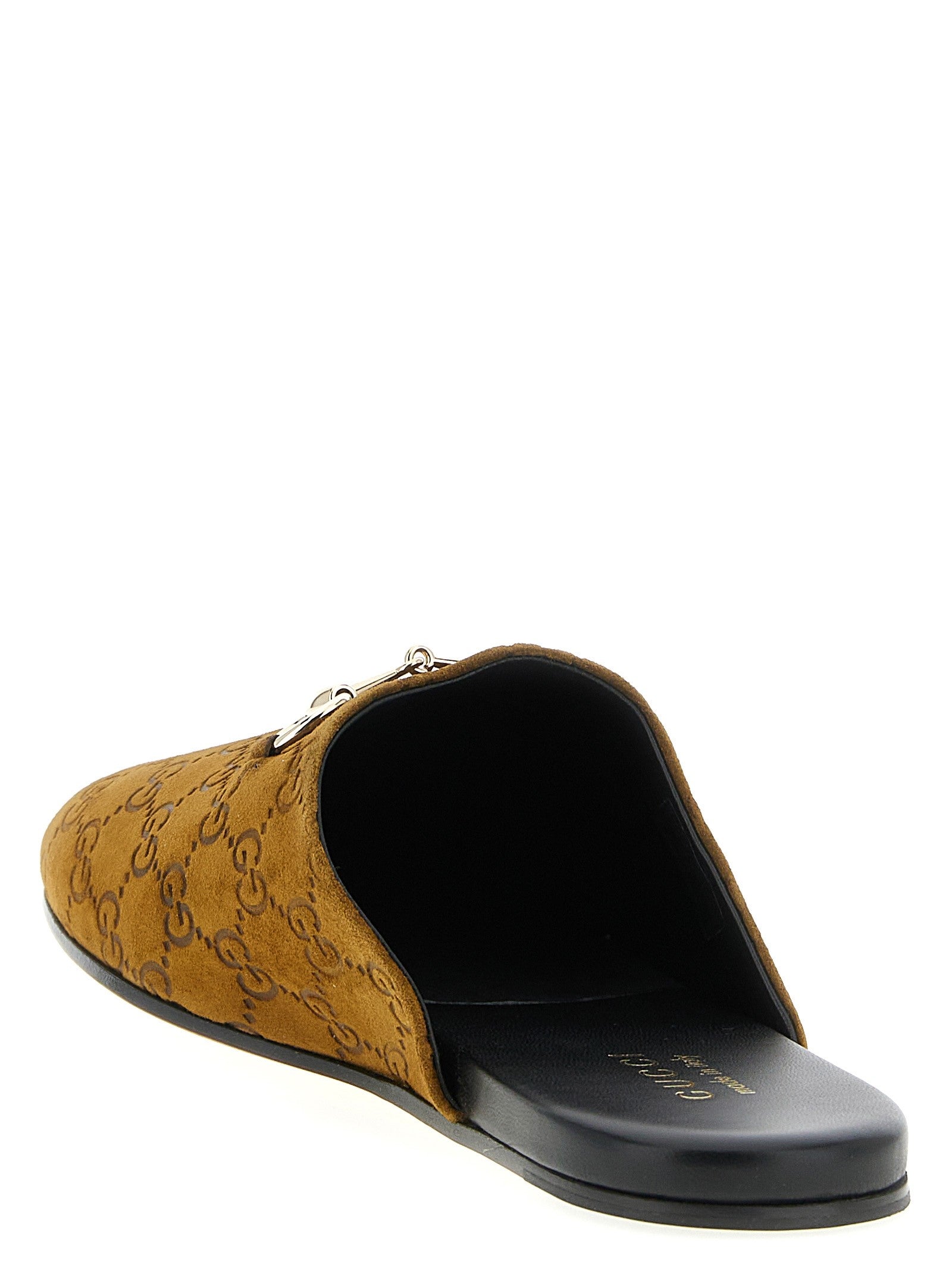 Gucci - Sabot suede Horsebit