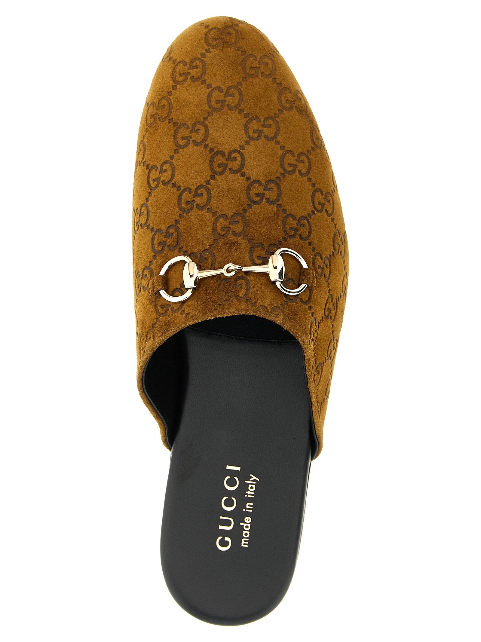 Gucci - Sabot suede Horsebit
