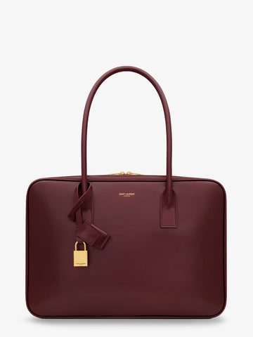 Sac de Jour in Box leather handbag with metal lock detail