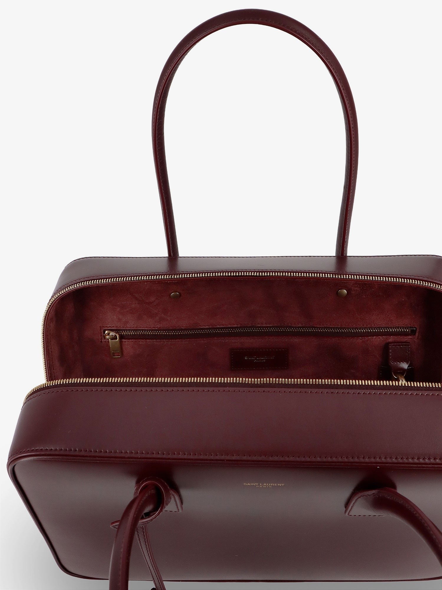 Sac de Jour in Box leather handbag with metal lock detail