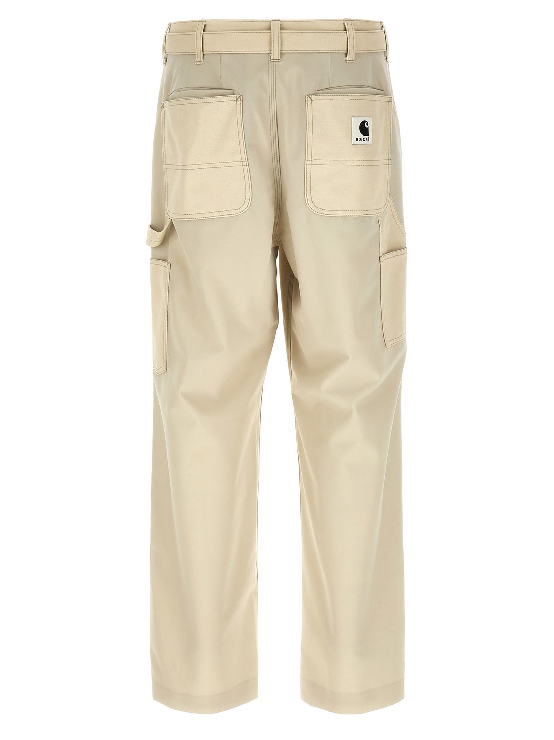SACAI - Sacai x Carhartt WIP 'Duck' pants beige 3