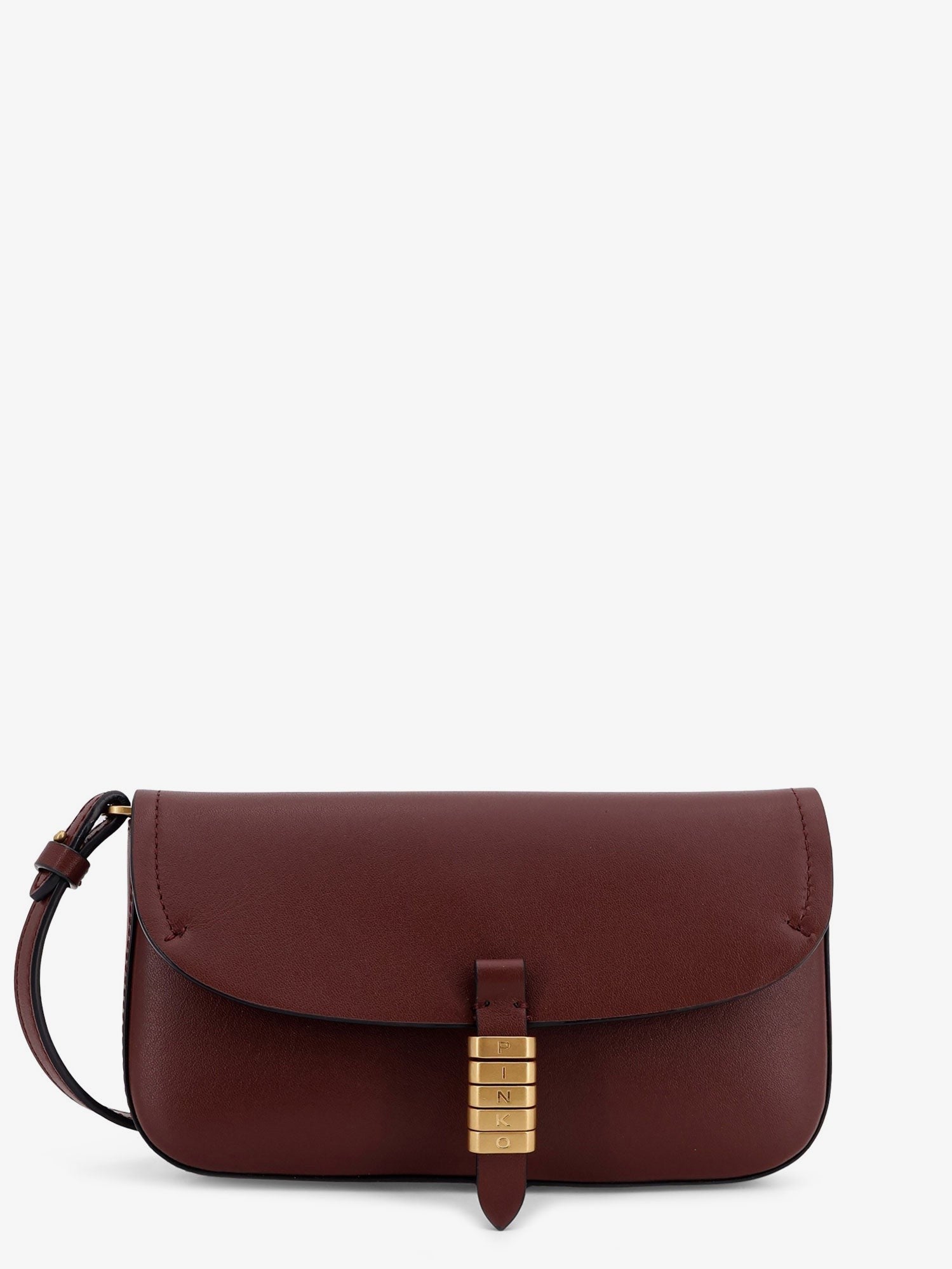 Pinko - Saddle Flat leather crossbody bag saddle-flat-leather-crossbody-bag_90e84ad2-055a-41f2-9ce6-452429991688