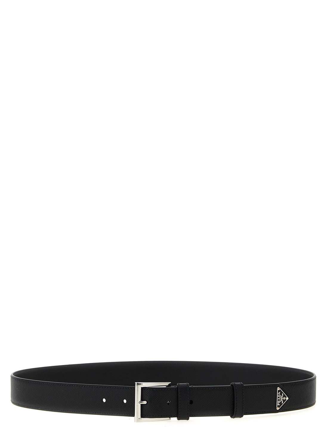 PRADA - Saffiano leather belt Black