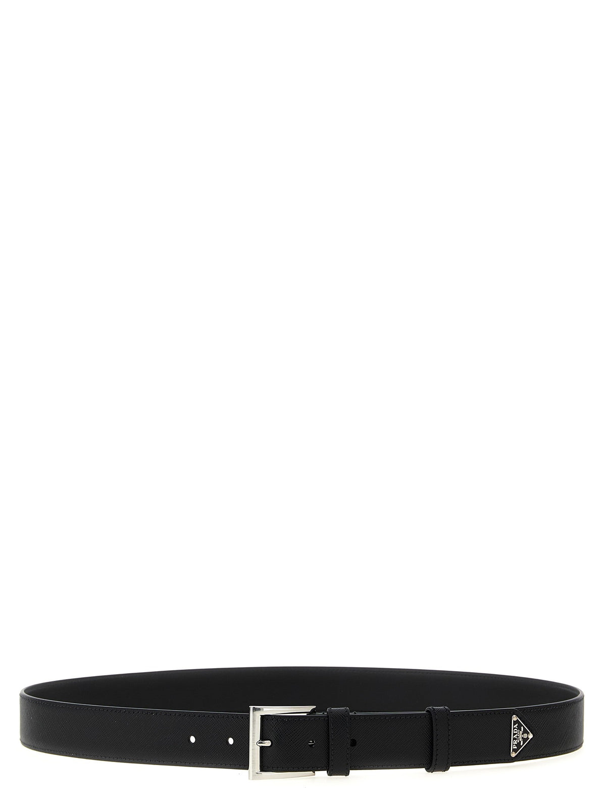 PRADA - Saffiano leather belt Black
