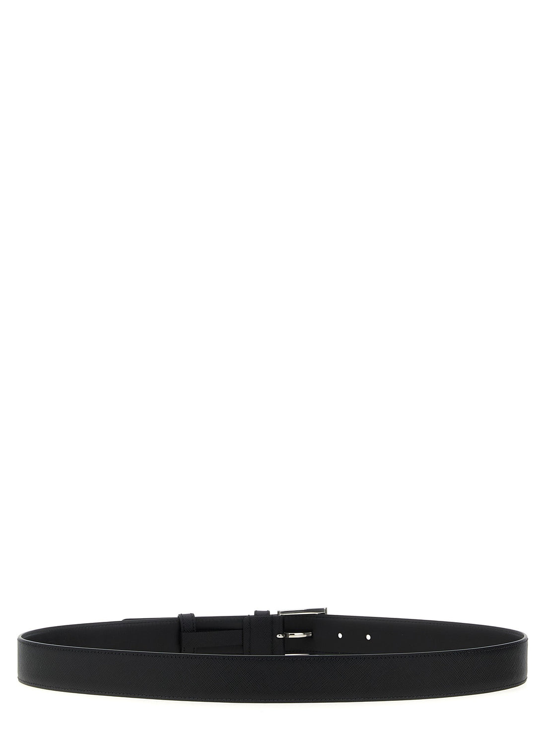 PRADA - Saffiano leather belt Black