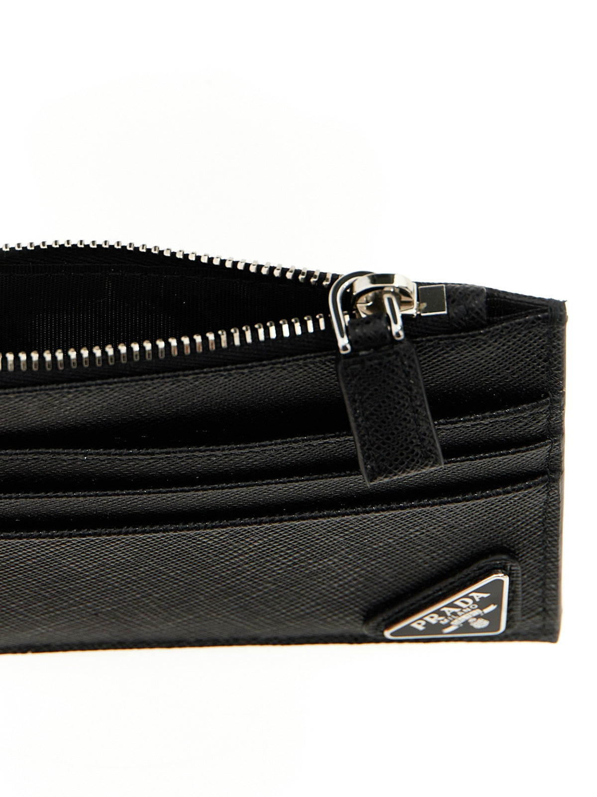 PRADA - Saffiano logo card holder