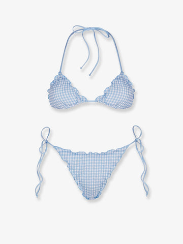 MC2 SAINT BARTH MC2 SAINT BARTH - Sagitami nylon bikini with vichy pattern