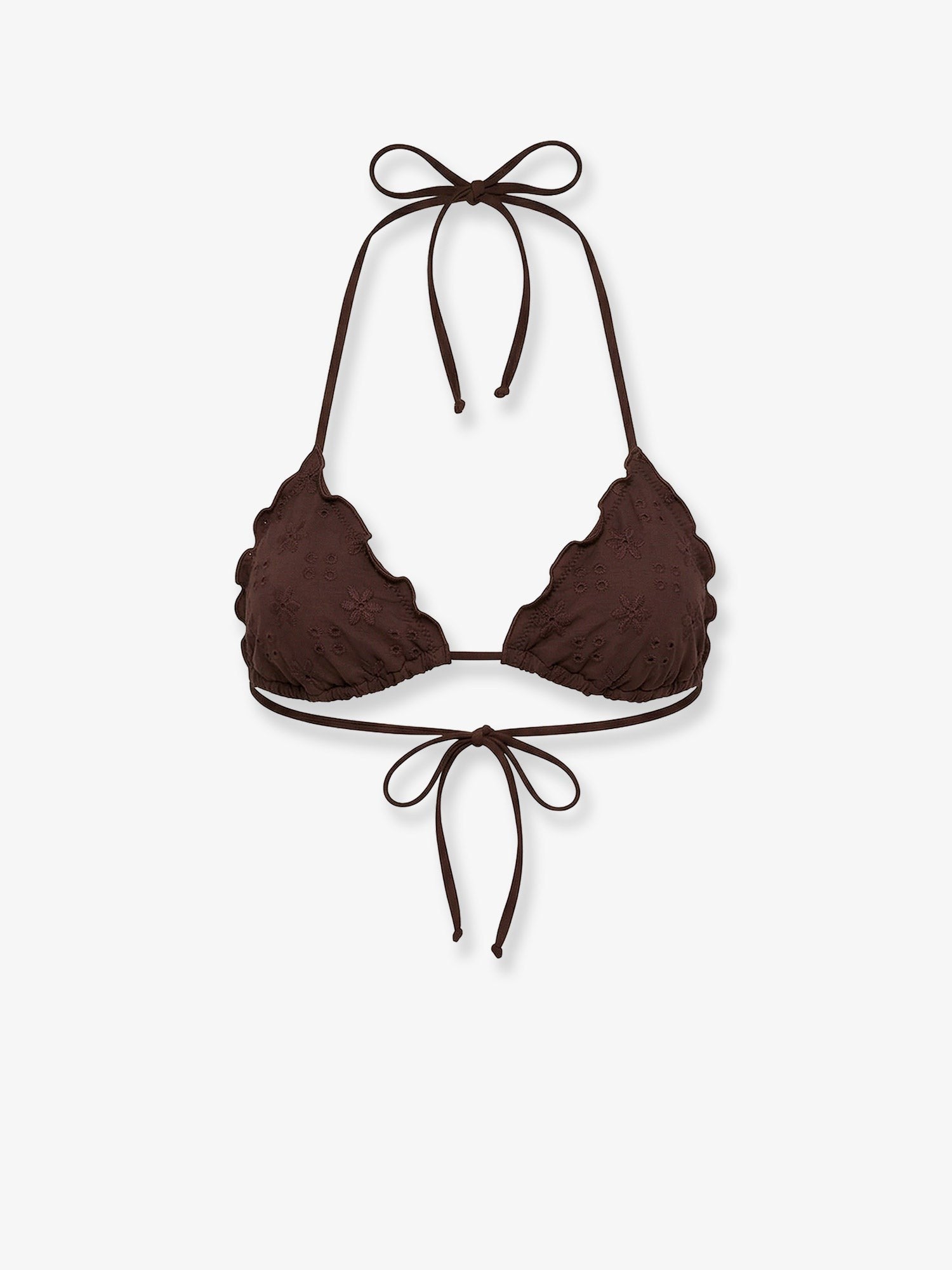 MC2 SAINT BARTH MC2 SAINT BARTH - Sagittarius bikini top with all-over embroidery