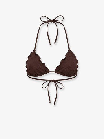 MC2 SAINT BARTH MC2 SAINT BARTH - Sagittarius bikini top with all-over embroidery
