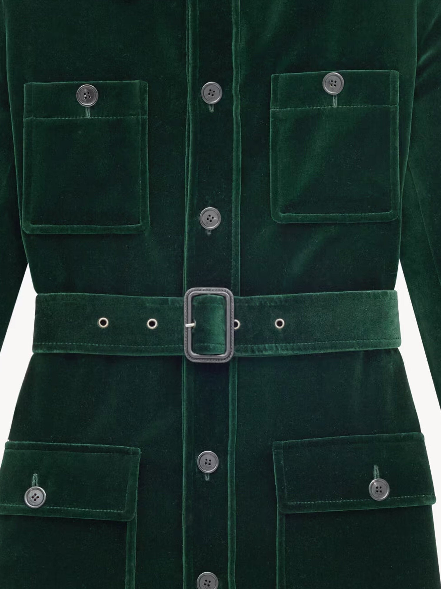 Sahariana velvet blazer