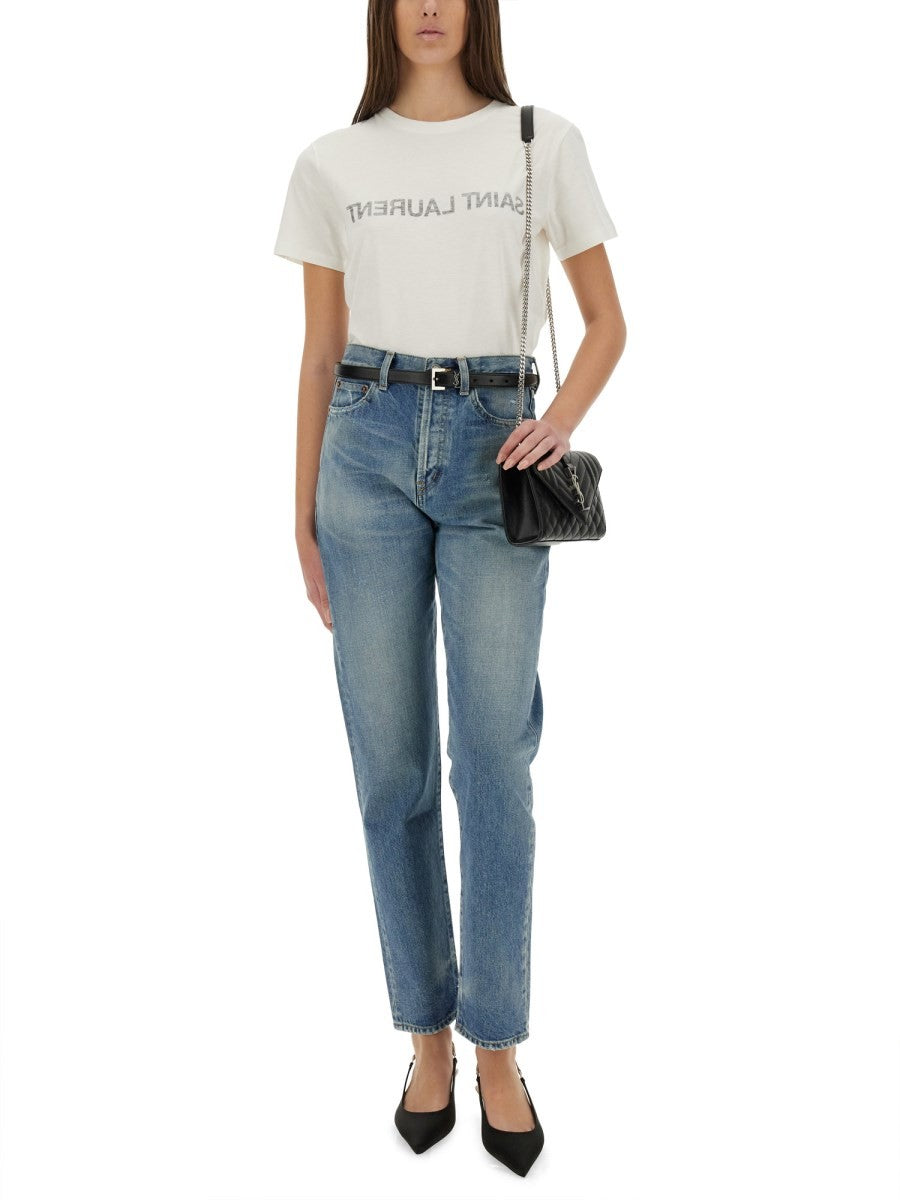 SAINT LAURENT REVERSE T-SHIRT