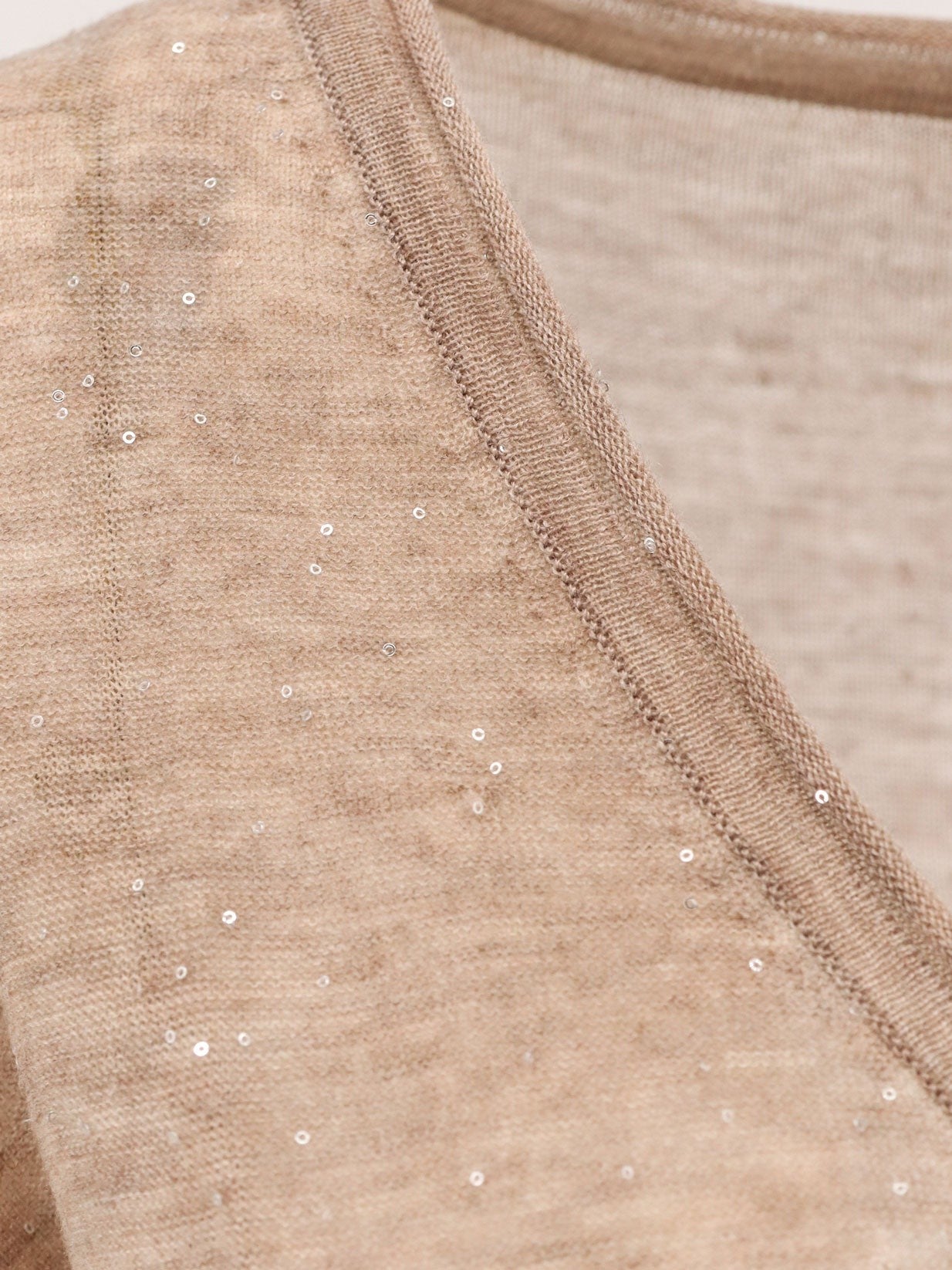 Salomone wool sweater with micro sequins