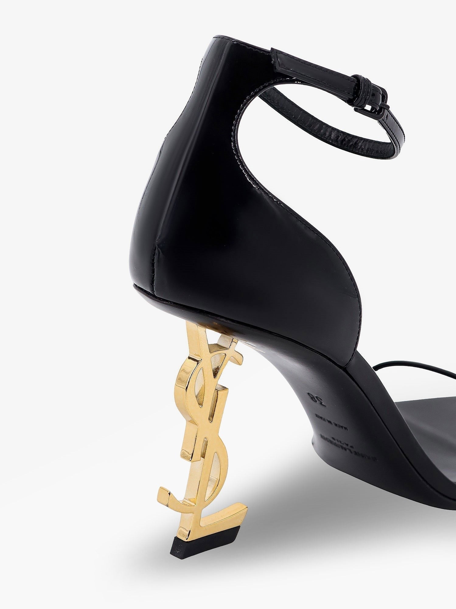 Saint Laurent - Opyum 85 patent leather sandals