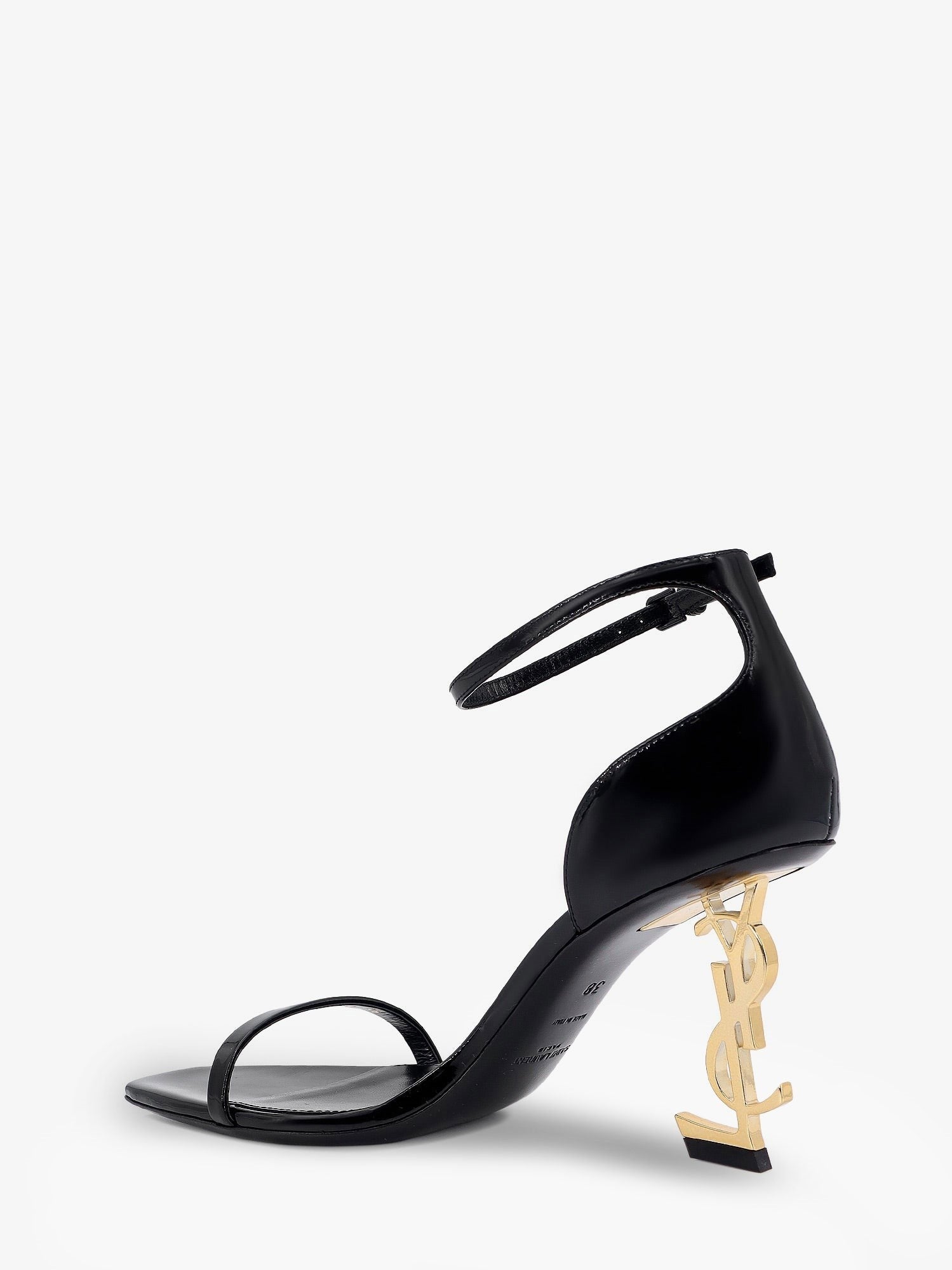 Saint Laurent - Opyum 85 patent leather sandals