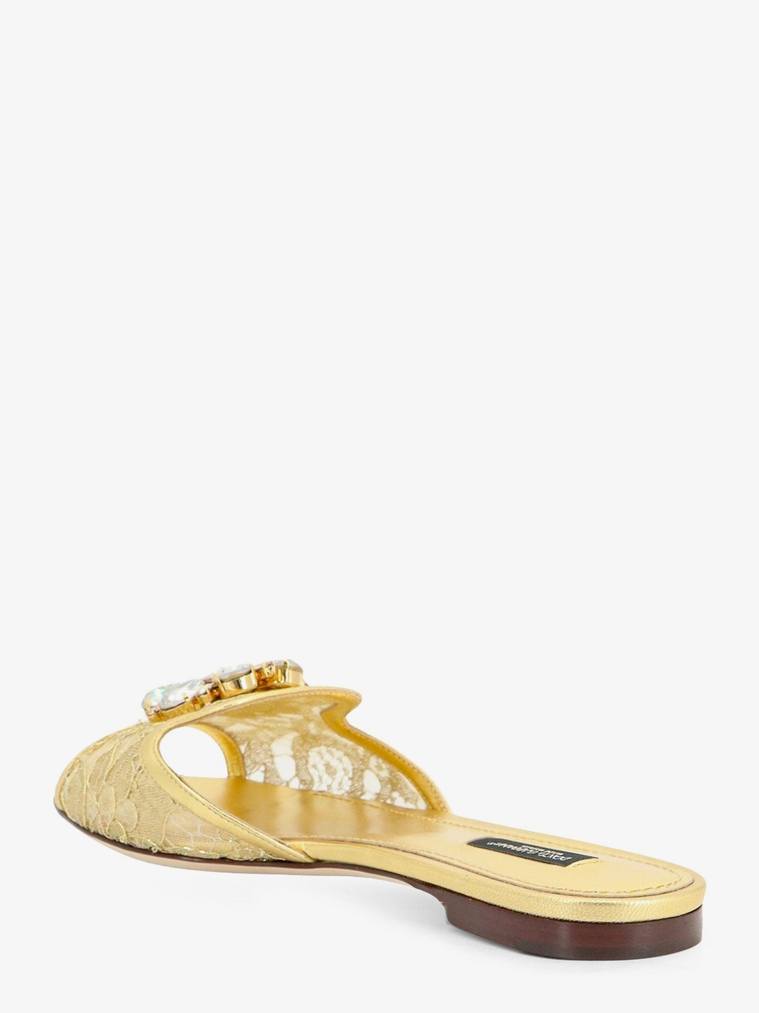 Dolce & Gabbana - Sandali Rainbow in pizzo lurex