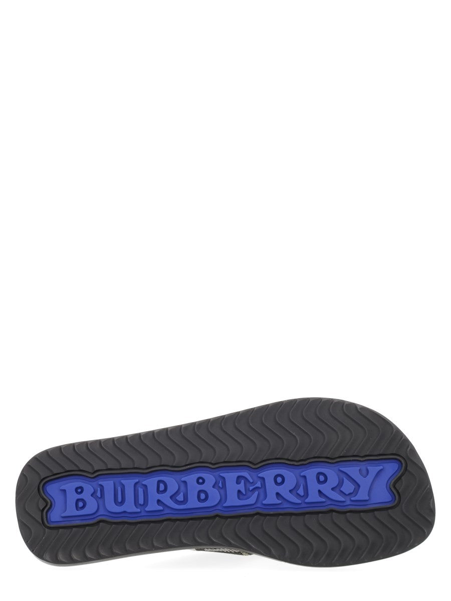 Burberry - Sandalo "Check Pavillon"